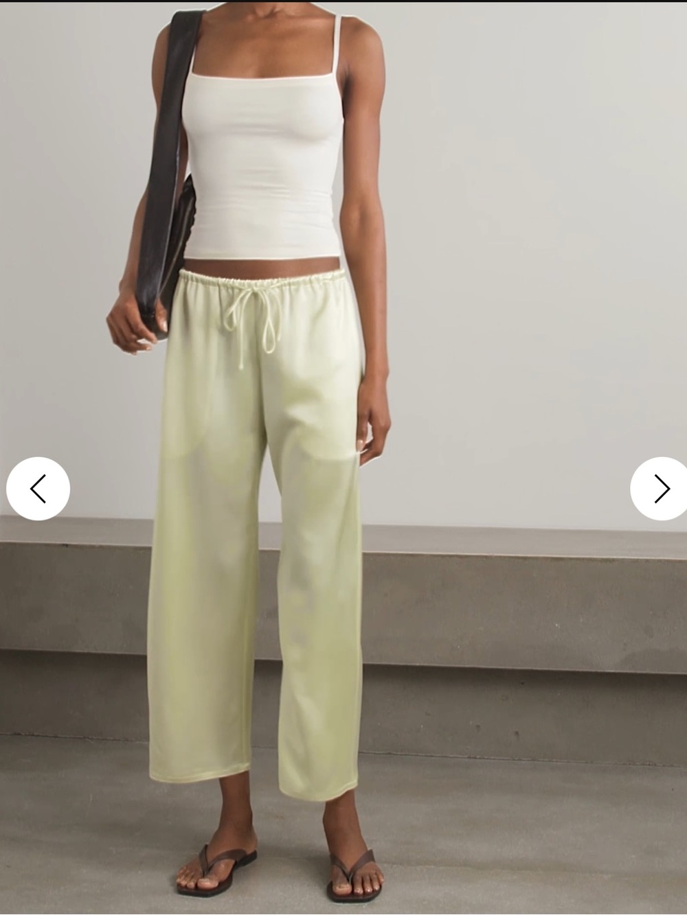 nwt leset barb crop drawstring pant